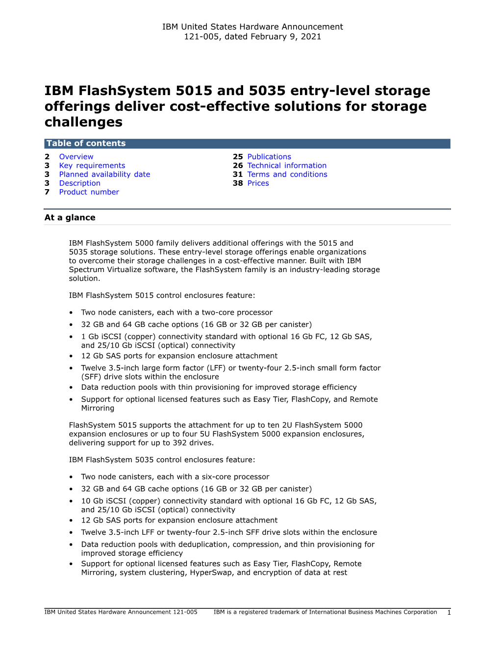 IBM Flashsystem 5015 and 5035 Entry-Level Storage Offerings Deliver Cost-Effective Solutions for Storage Challenges