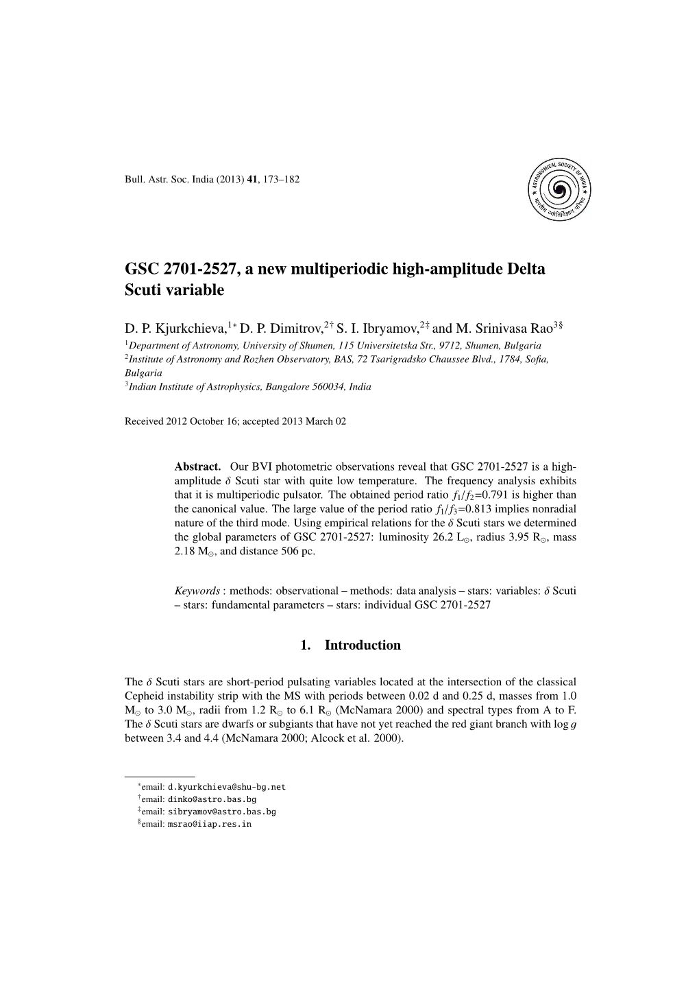 GSC 2701-2527, a New Multiperiodic High-Amplitude Delta Scuti Variable