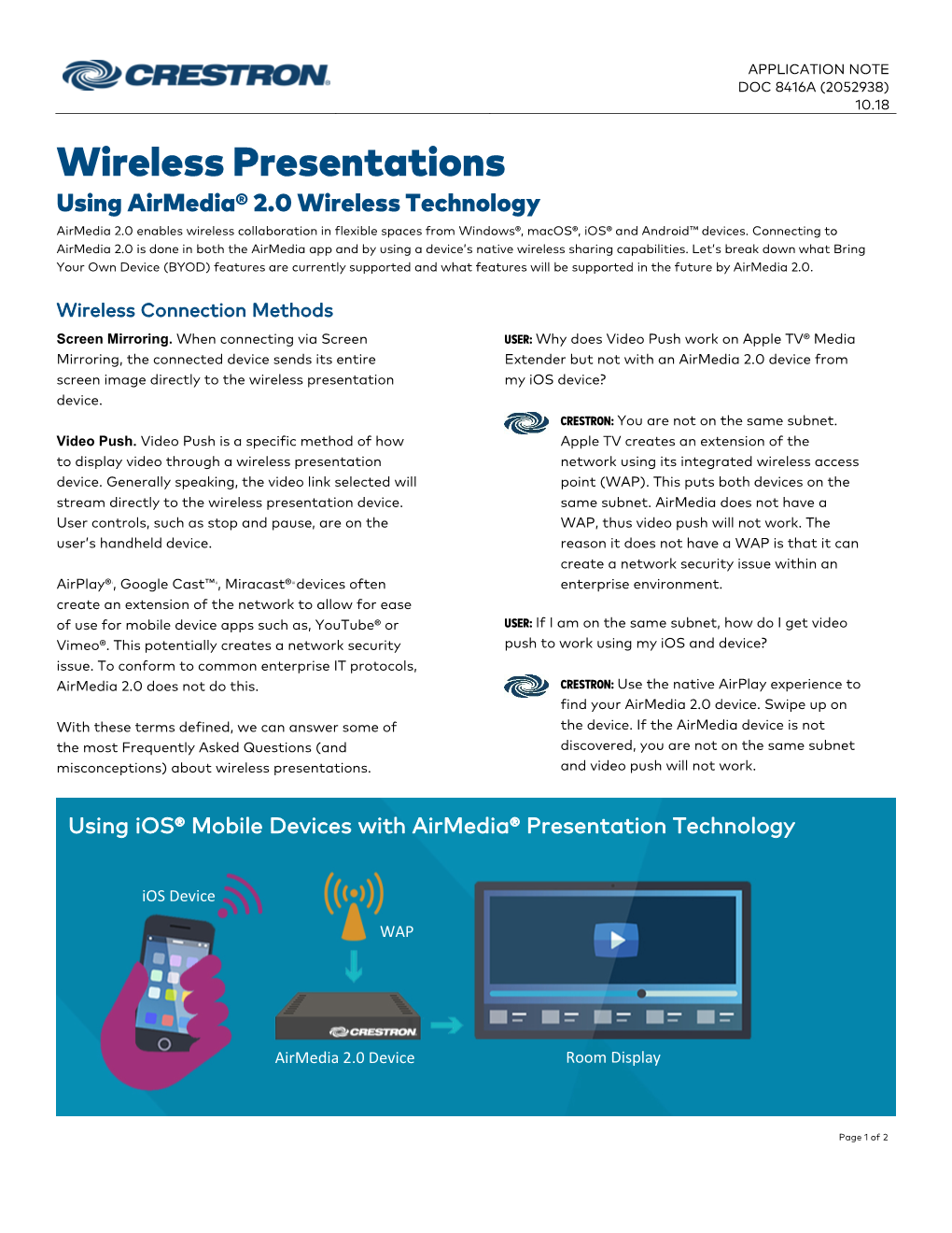 Airmedia 2.0 Wireless Presentations