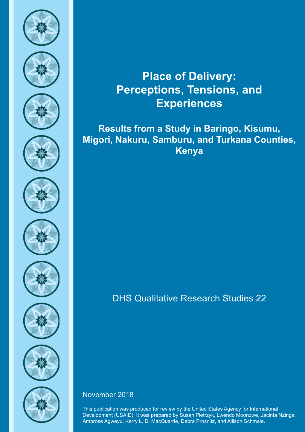 Place of Delivery: Perceptions, Tensions, and Experiences [QRS22]