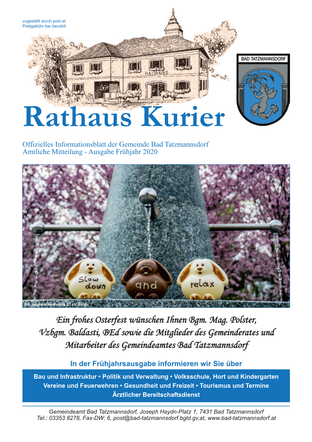 Rathauskurier Frühling 2020 NEU.Indd