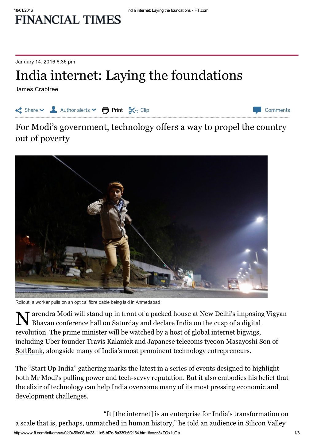 India Internet: Laying the Foundations ­ FT.Com