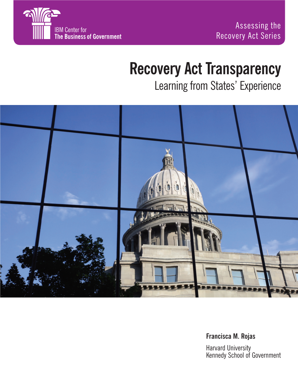 Recovery Act Transparency Learning from States’ Experience