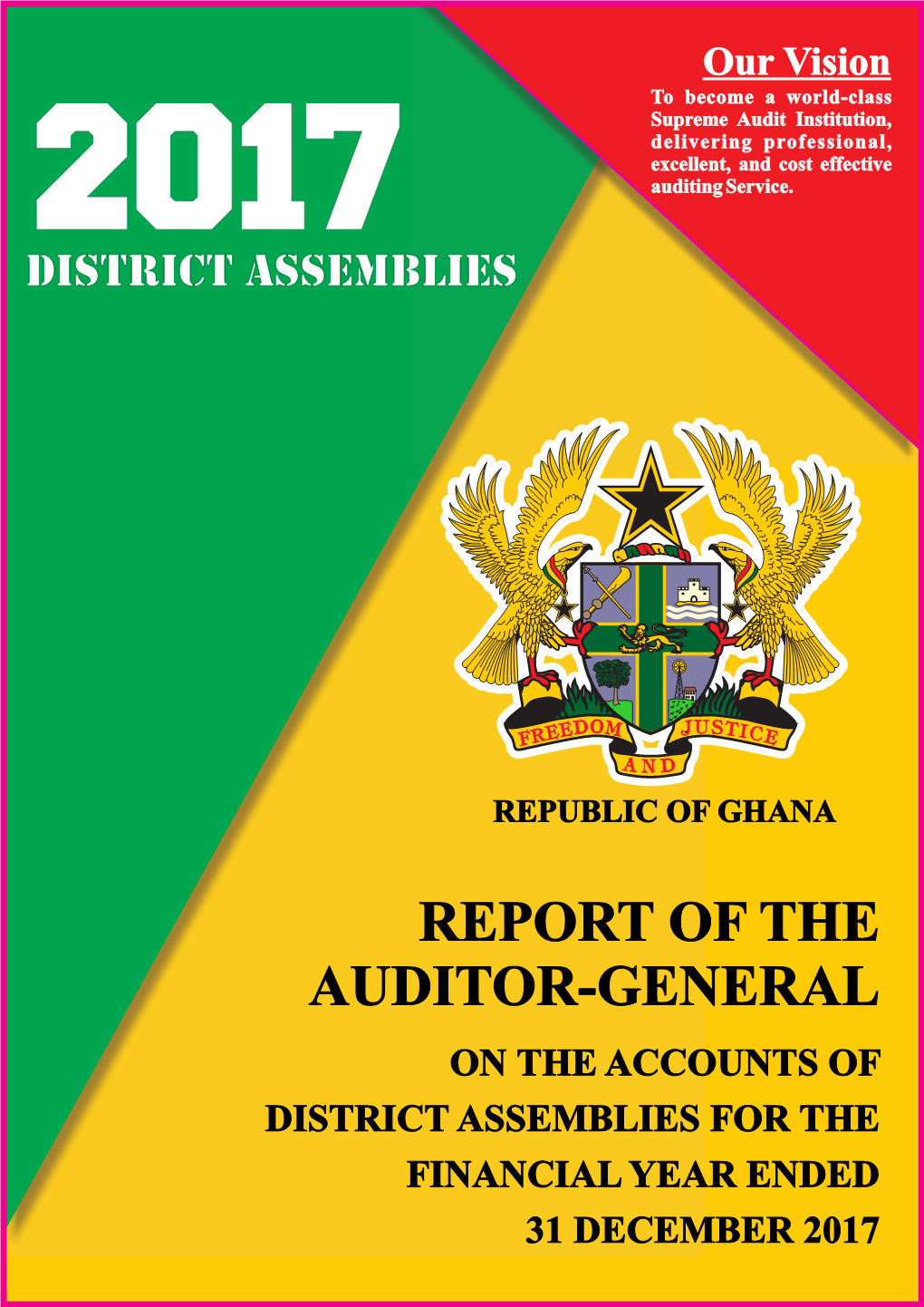 Report of the Auditor General on the Accounts of District Assemblies