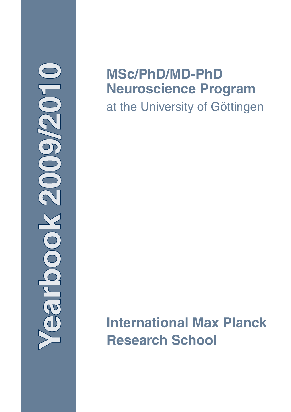 International Max Planck Research Schools