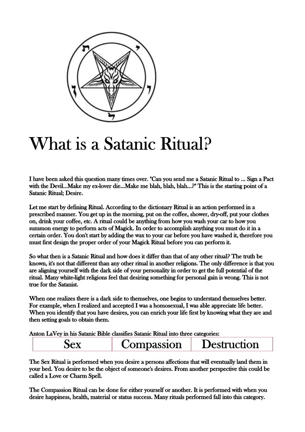 What Is a Satanic Ritual.Pdf