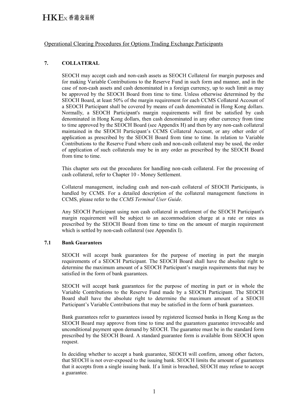 The Stock Exchange of Hong Kong Limited s3