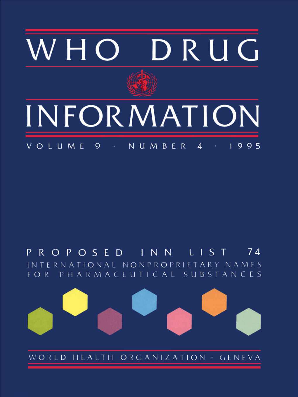 WHO Drug Information Vol. 09, No. 4, 1995