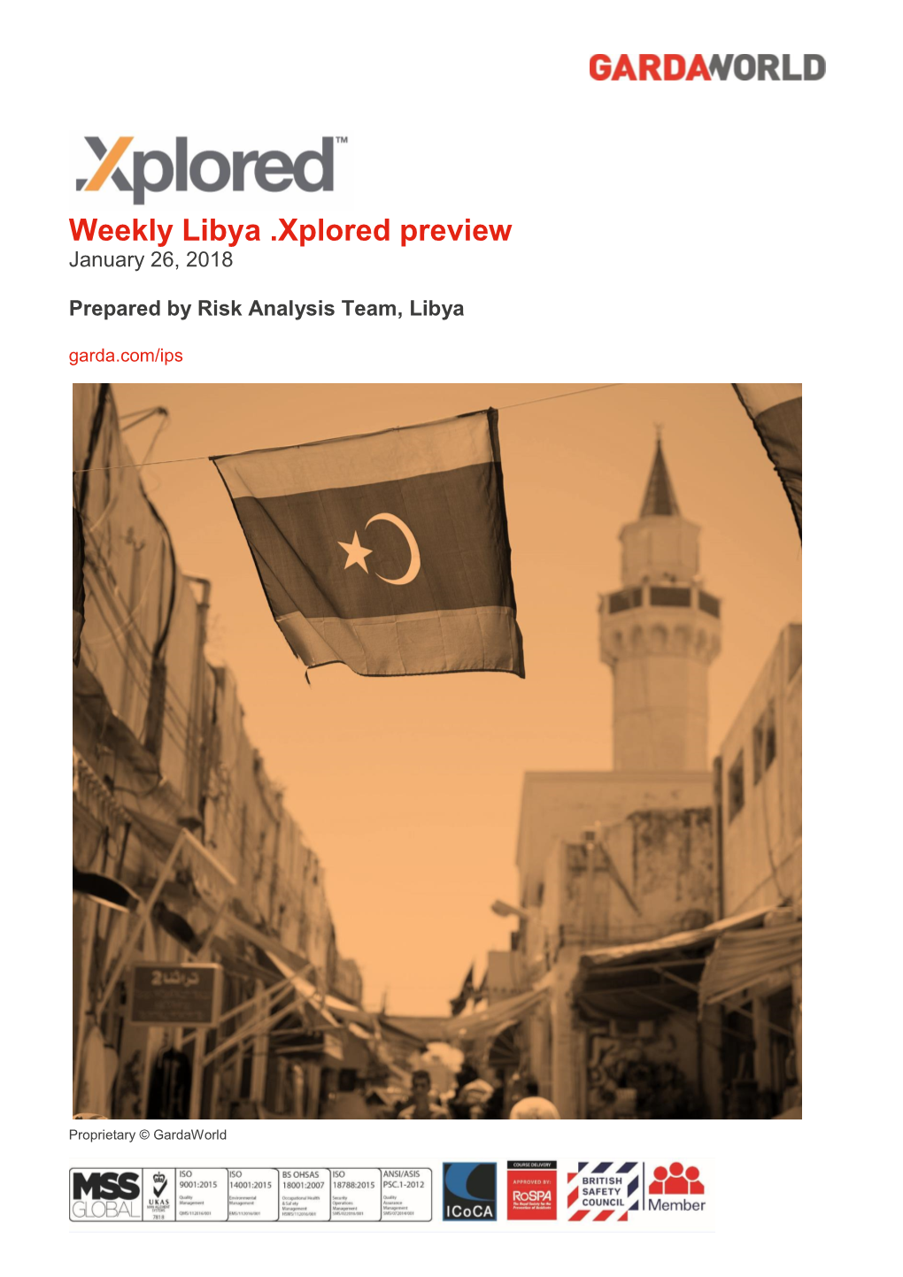 Weekly Libya .Xplored Preview January 26, 2018