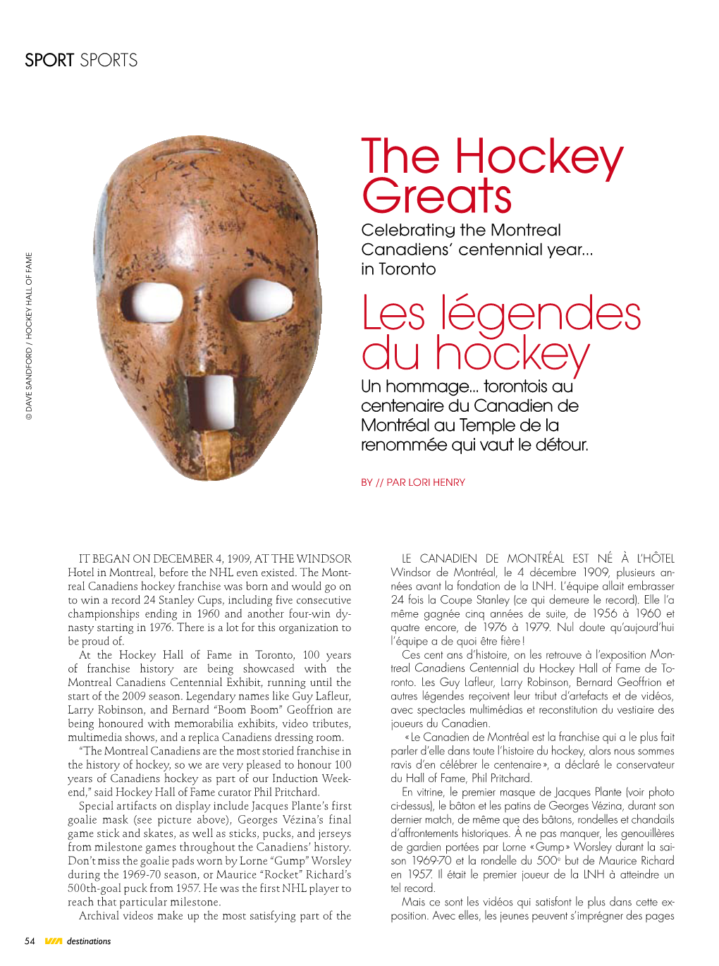 The Hockey Greats Celebrating the Montreal