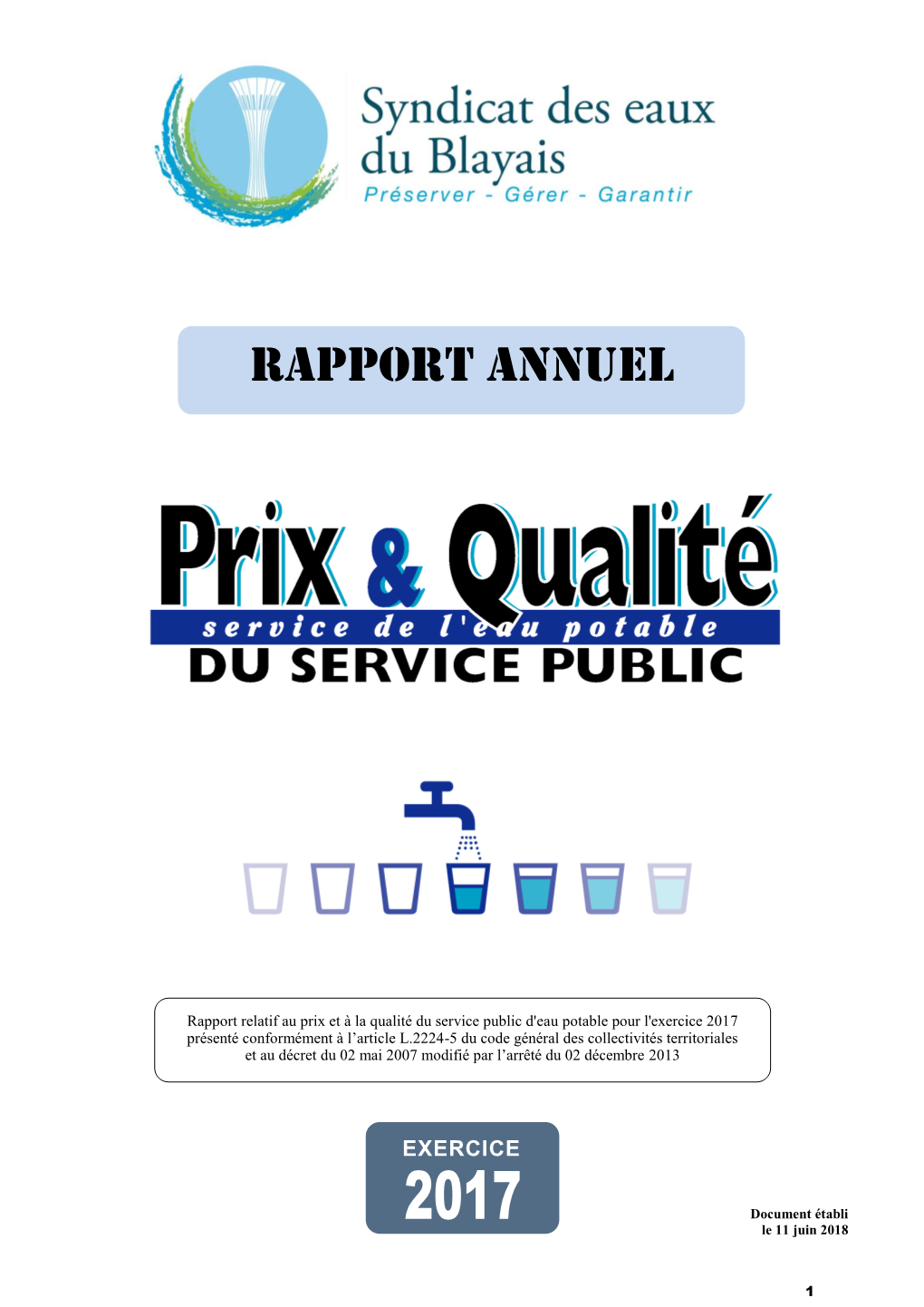 Rapport Sur Le Prix Et La Qualité Du Service