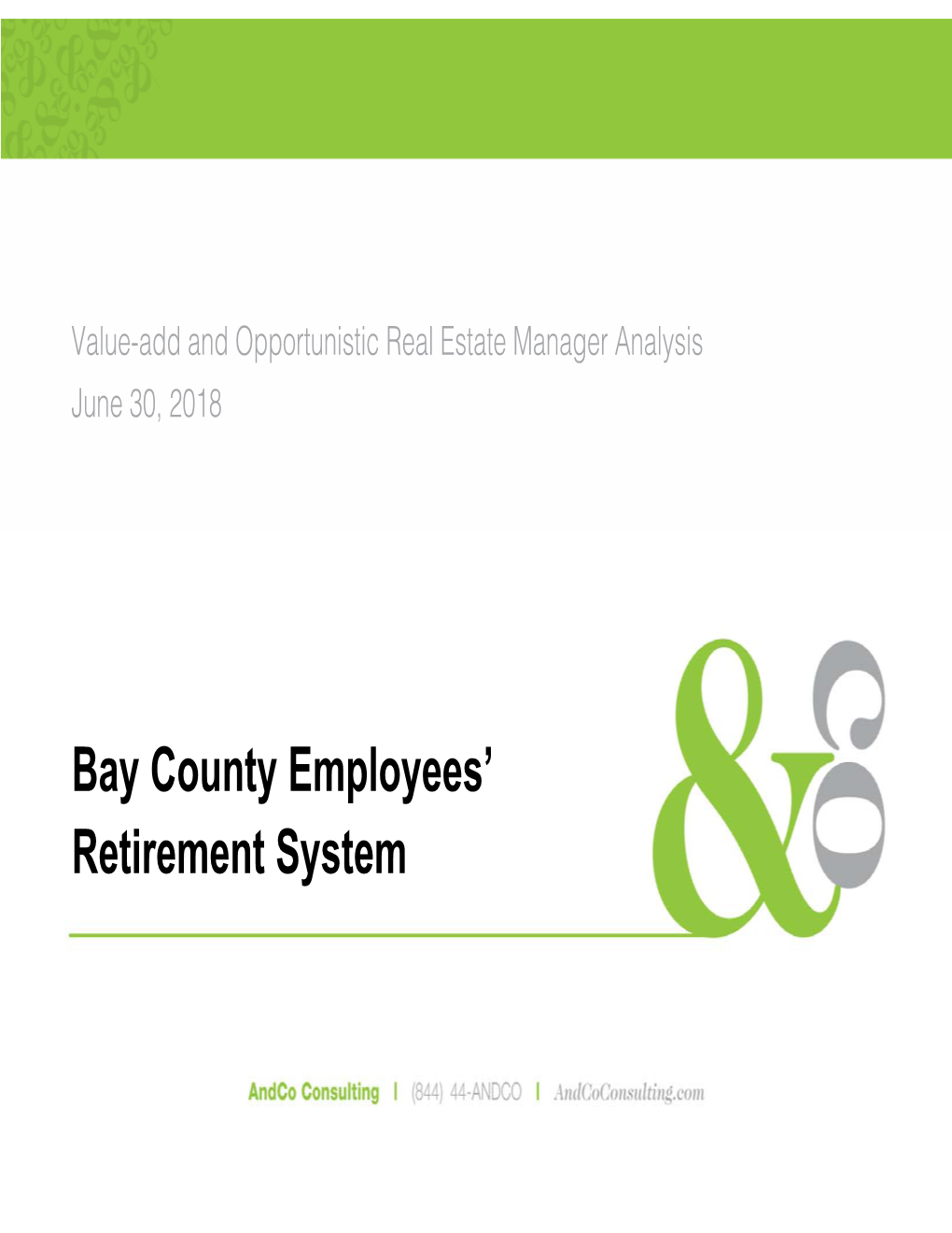 Bay County Employees' Retirement System