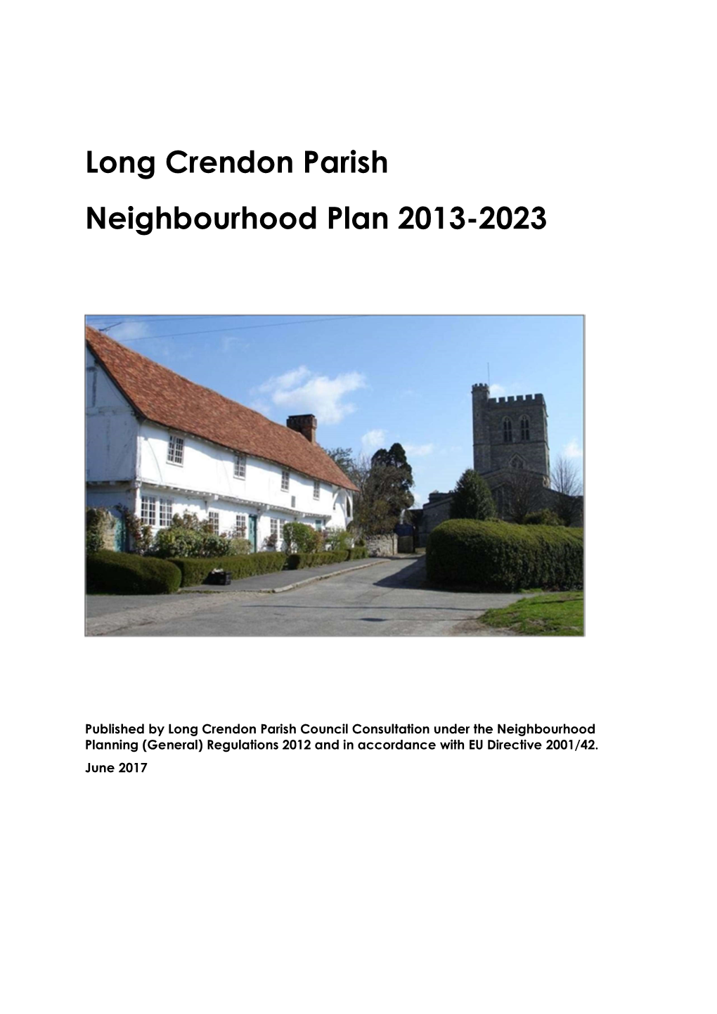 Made Long Crendon Neighbourhood Plan