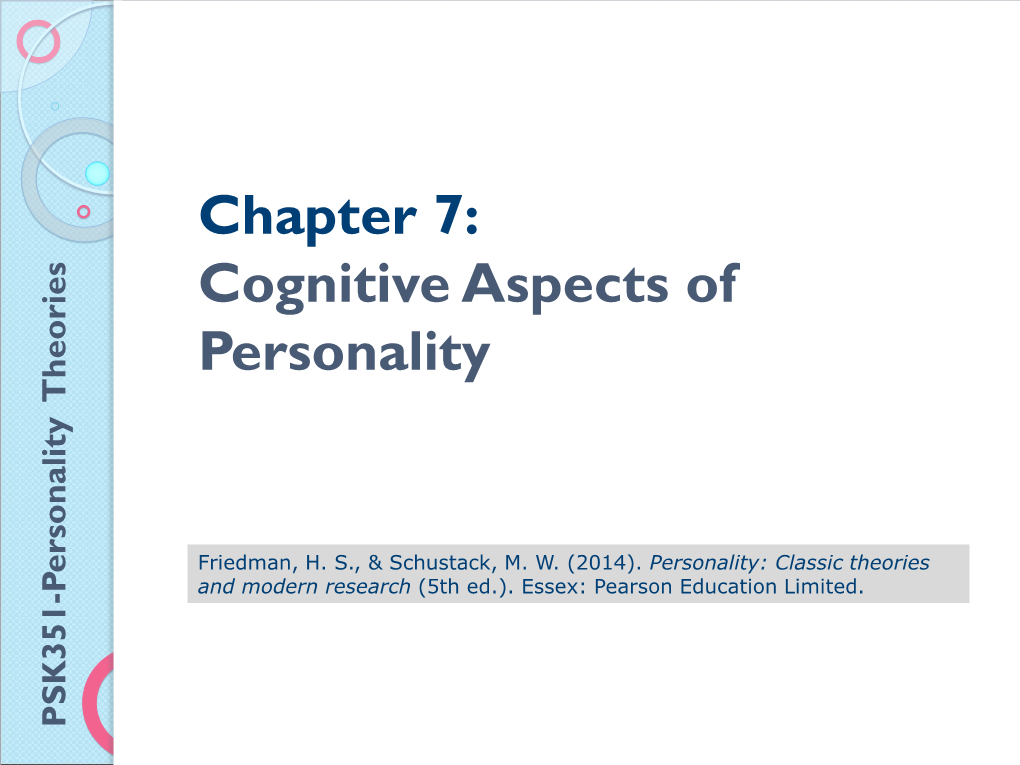 Cognitive Approach 1800S Ages Middle and Times a Ncient Ncient