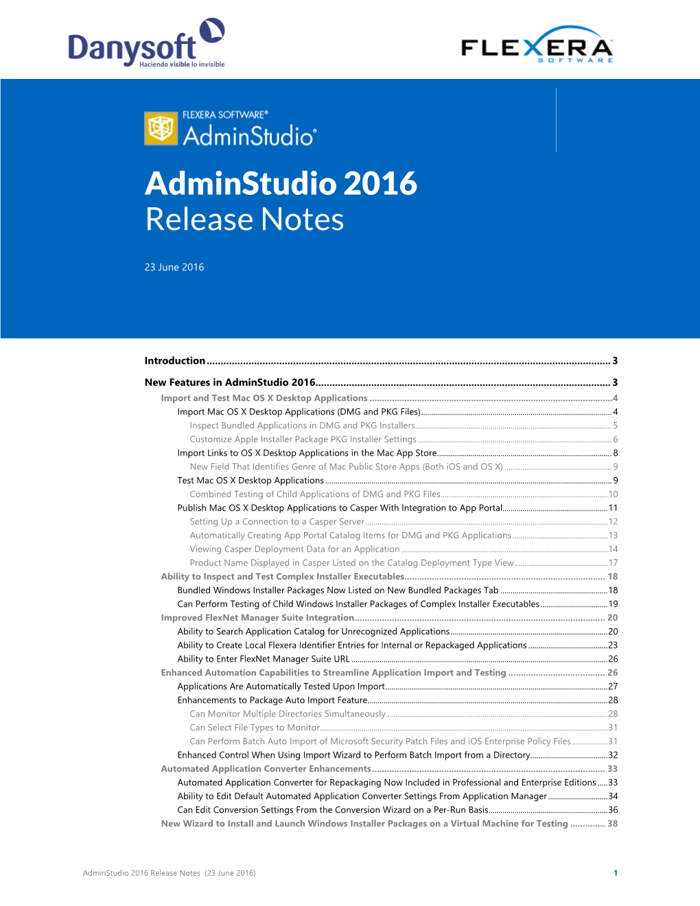Adminstudio 2016 Release Notes