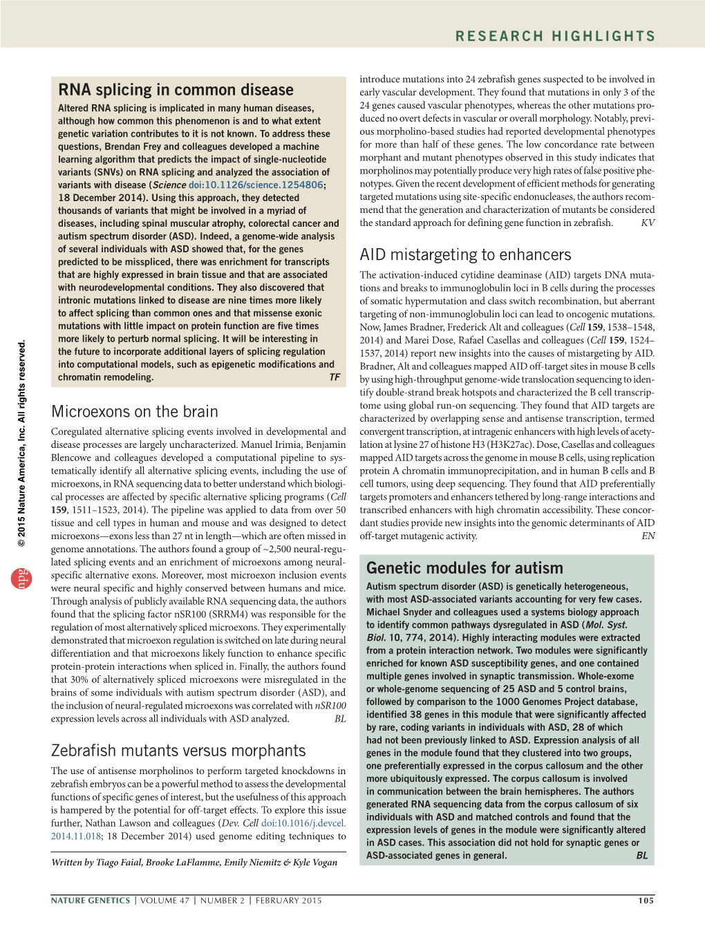 Zebrafish Mutants Versus Morphants