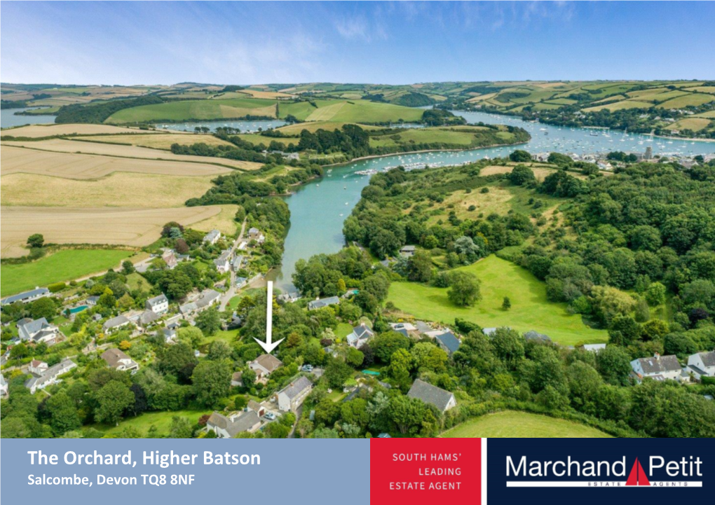 The Orchard, Higher Batson Salcombe, Devon TQ8 8NF