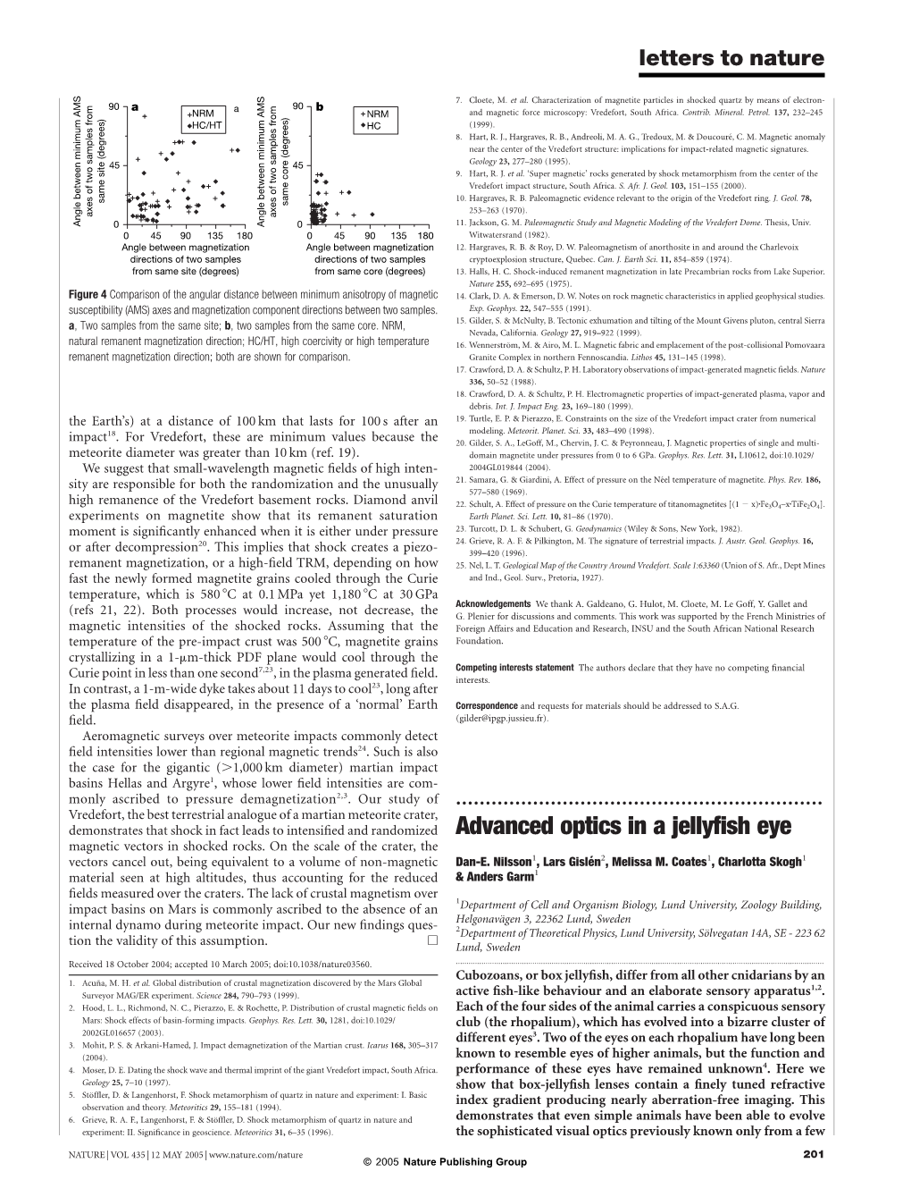 Advanced Optics in a Jellyfish