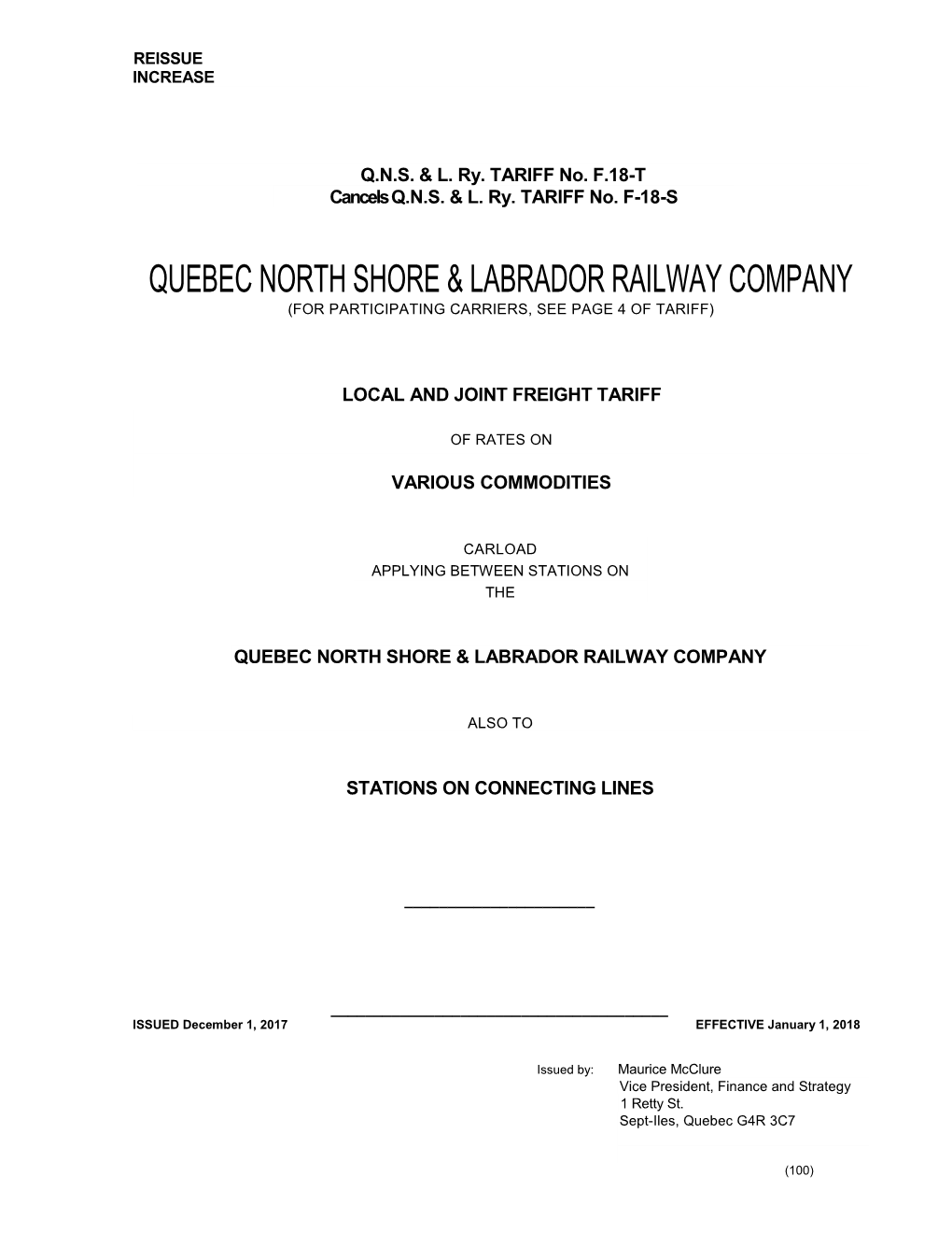 Quebec North Shore & Labrador Railway Company