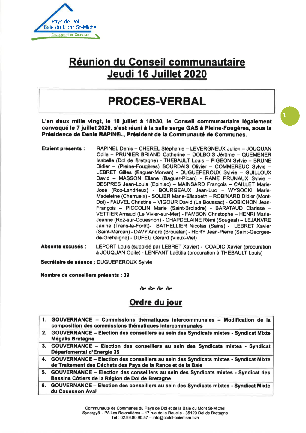 16 Juillet 2020 PROCES.Vertsal