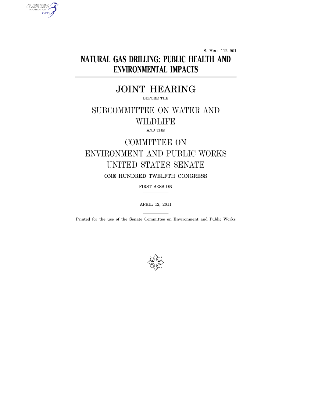 Natural Gas Drilling: Public Health and Environmental Impacts