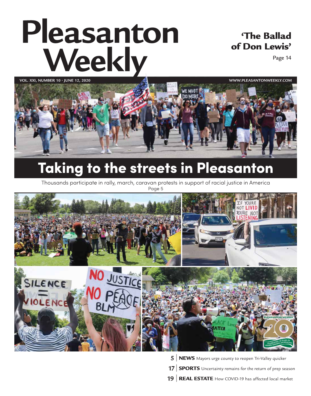 Taking to the Streets in Pleasanton Thousands Participate in Rally, March, Caravan Protests in Support of Racial Justice in America Page 5