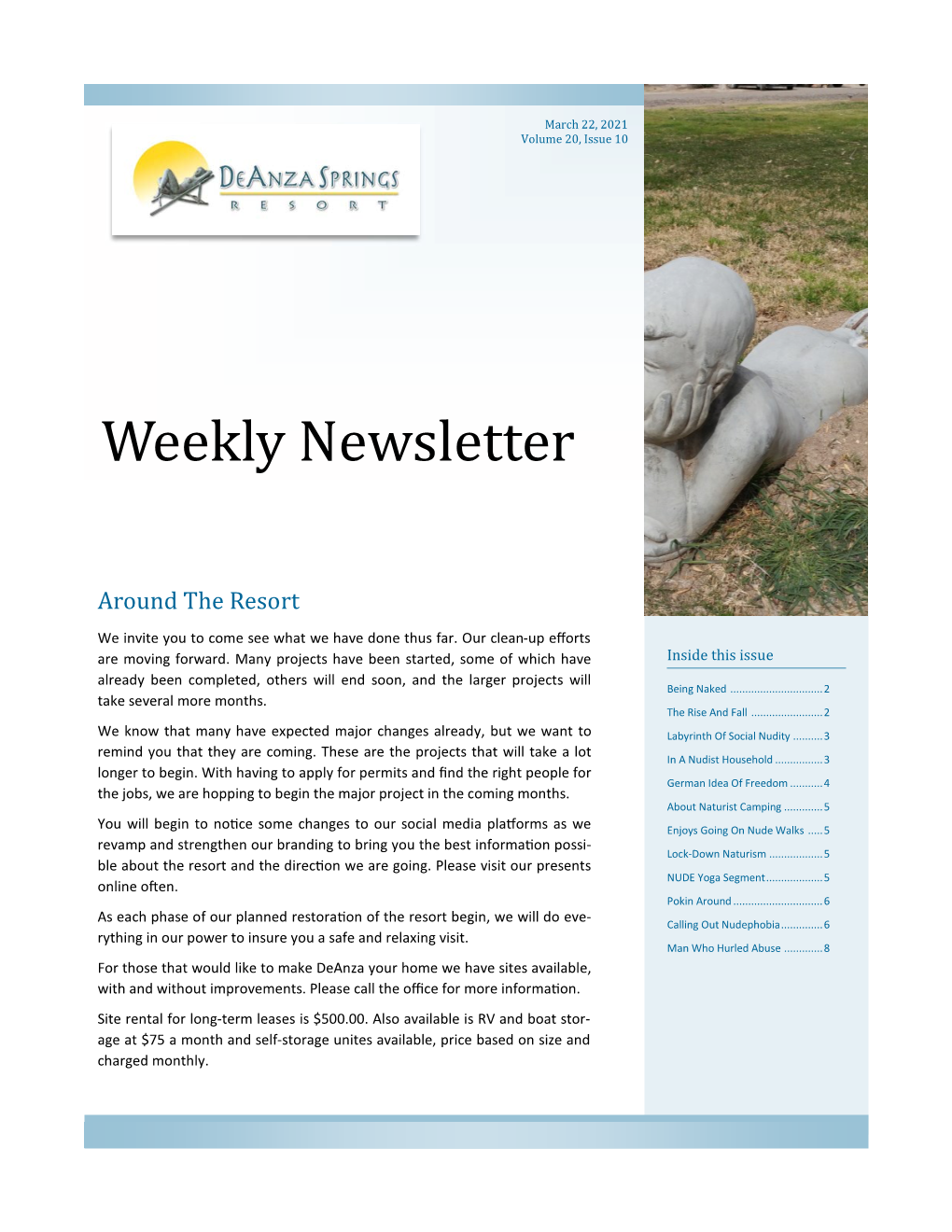 Weekly Newsletter