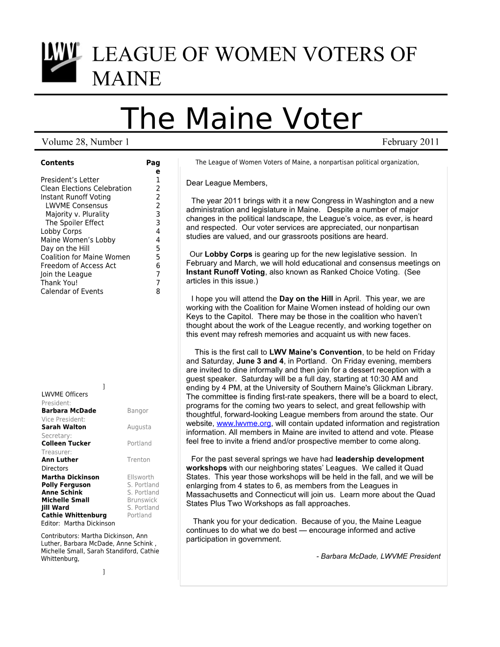 League of Women Voters of Maine s1