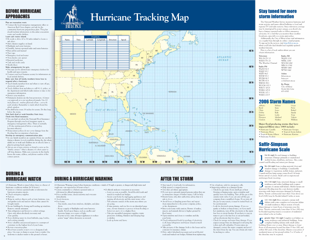 Hurricane Tracking Map Storm Information Plan an Evacuation Route