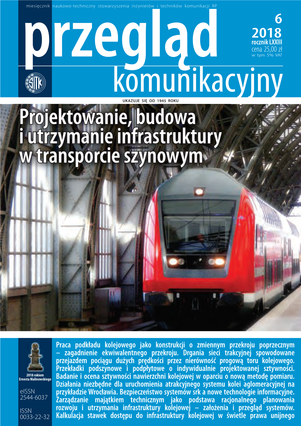 Projektowanie, Budowa I Utrzymanie Infrastruktury W Transporcie Szynowym