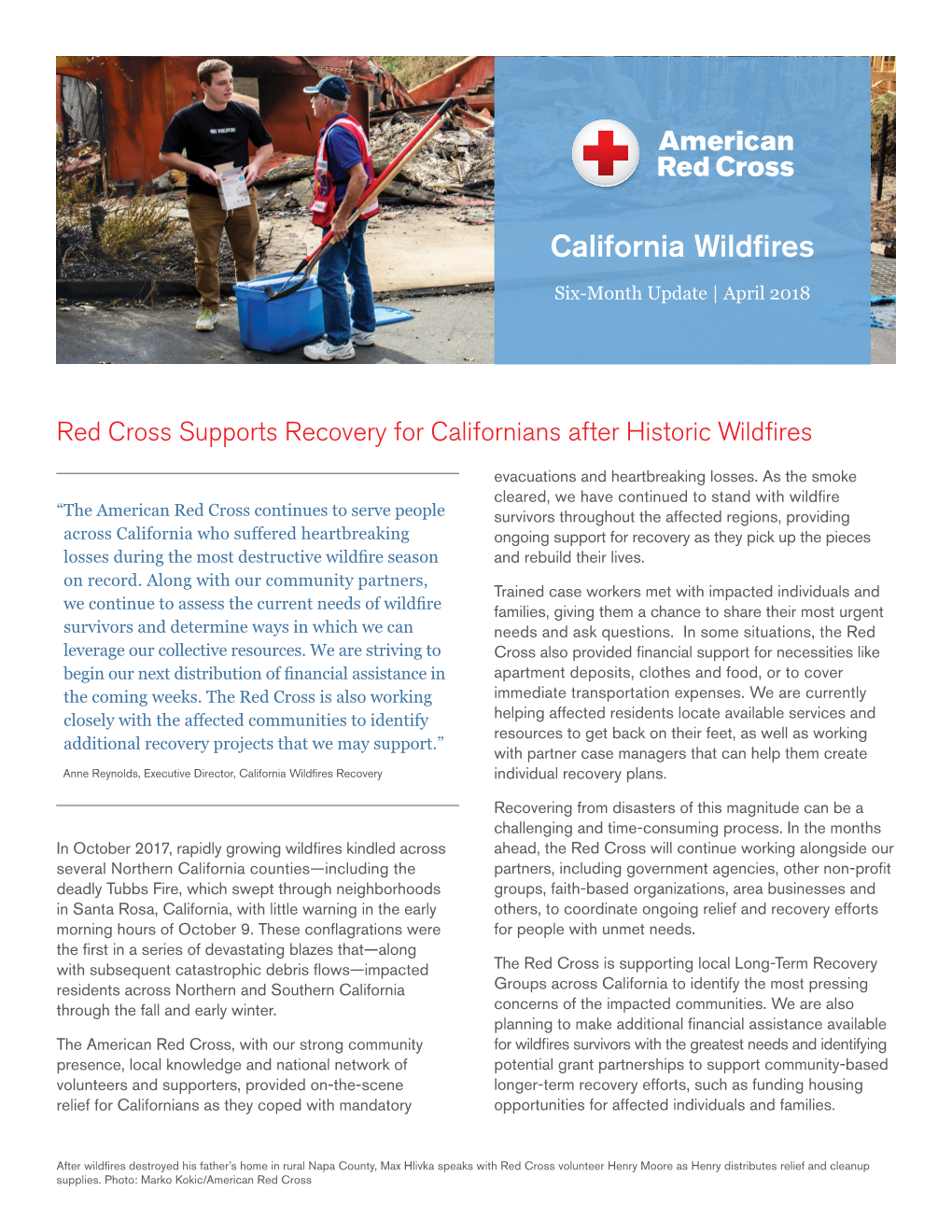 California Wildfires – Six-Month Update