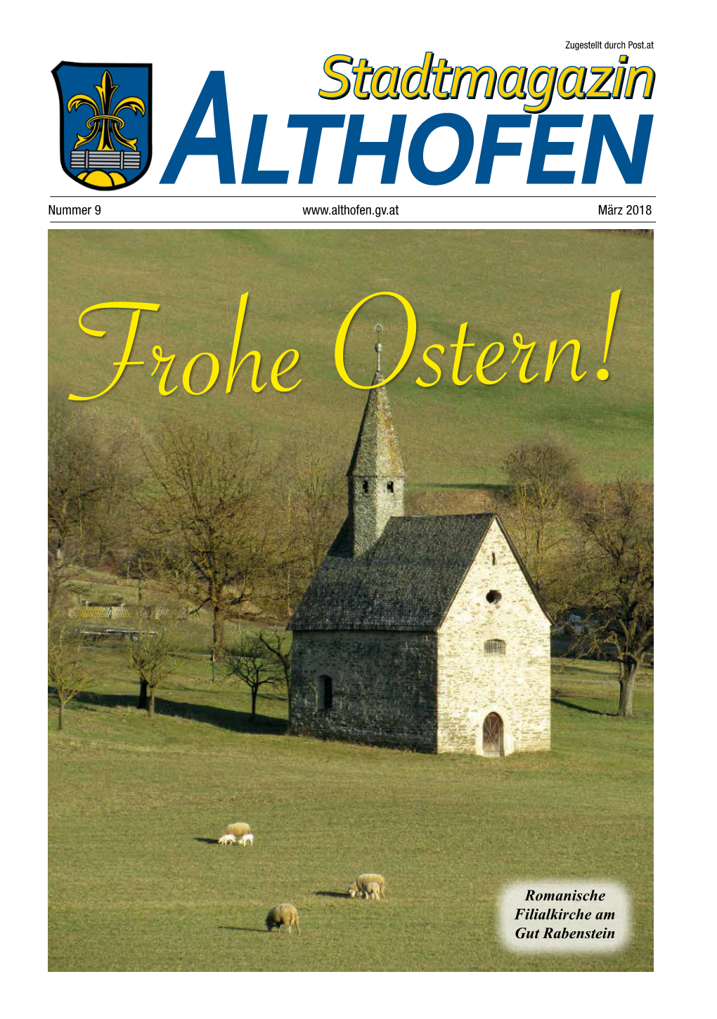 Stadtmagazinstadtmagazin Lthofen Nummer 9 a März 2018 Frohe Ostern!