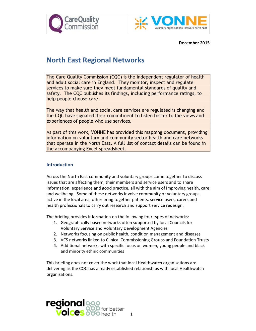 VONNE CQC Mapping the Networks 2015.Pdf