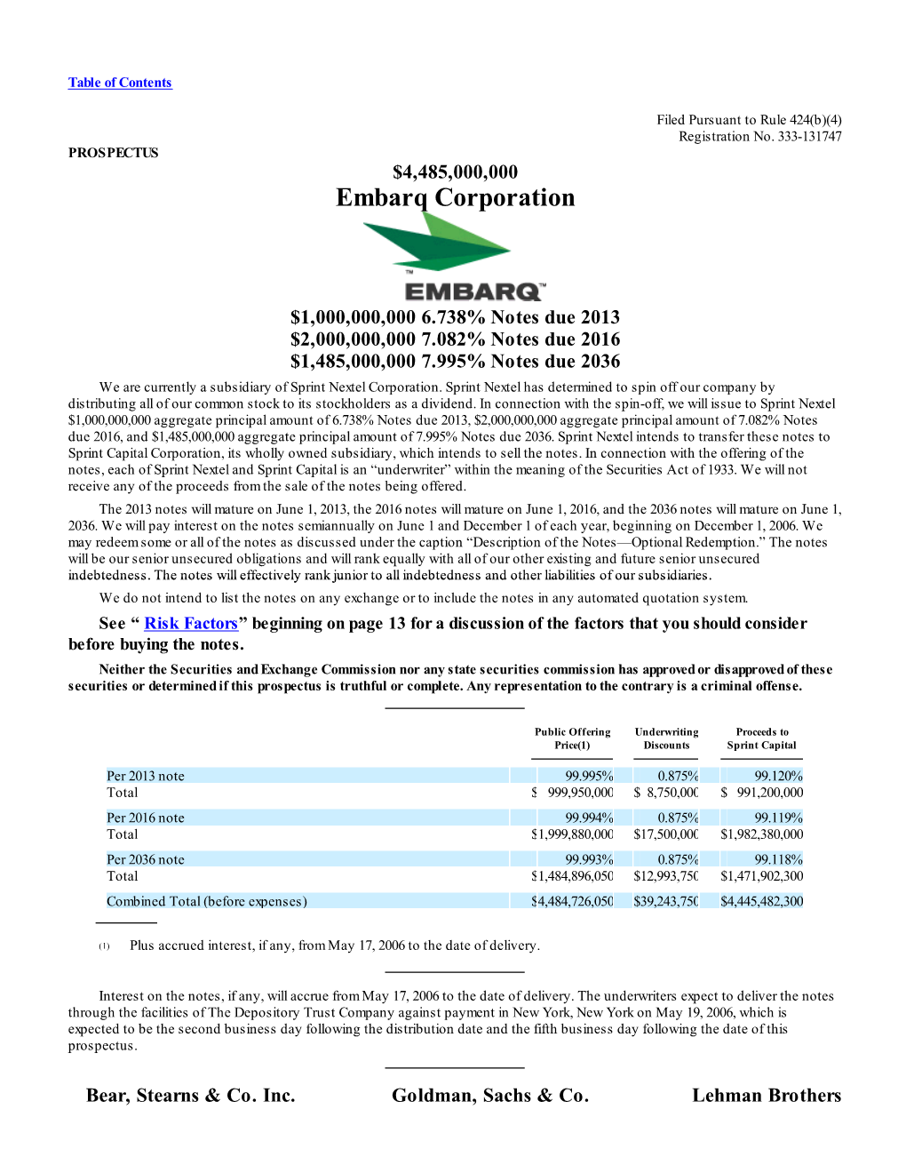 Embarq Corporation