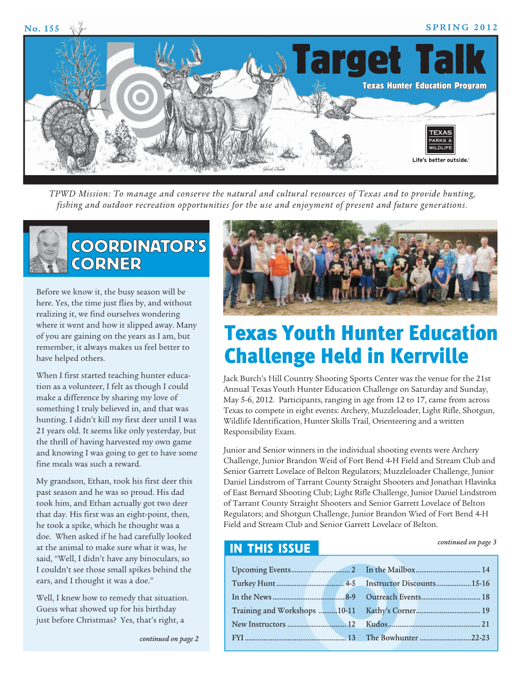Target Talk Texas Hunter Education Program