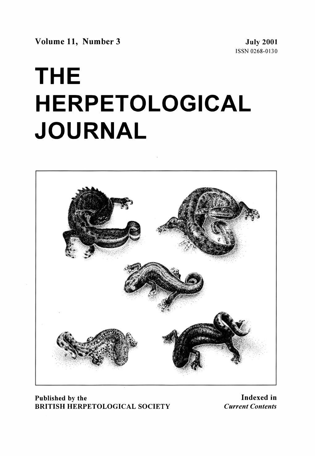 The Herpetological Journal