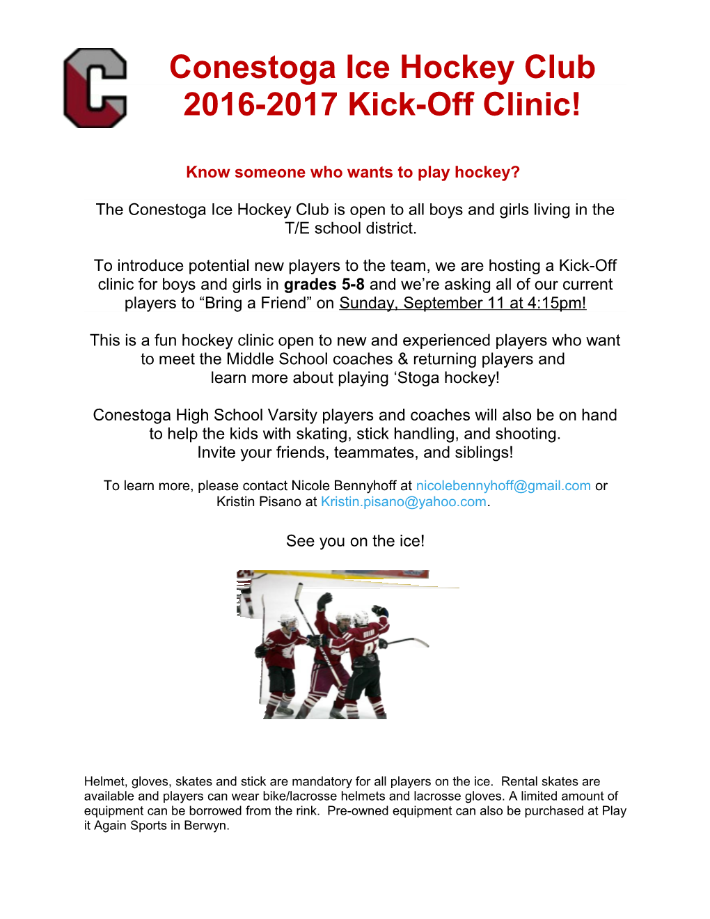 Conestoga Ice Hockey Club