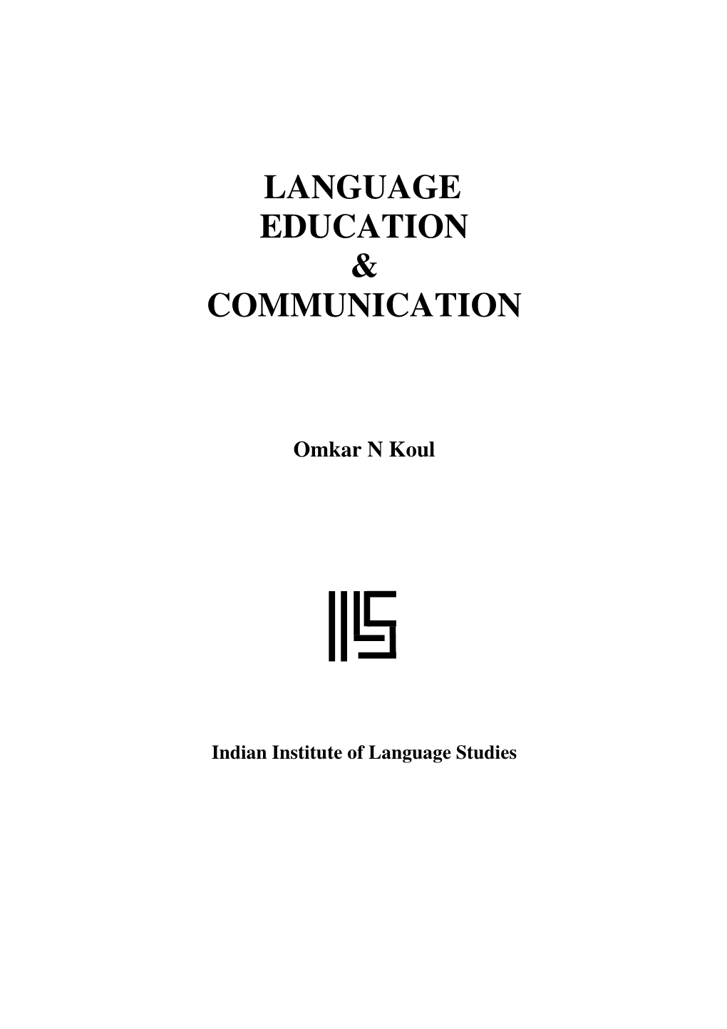 Language Education & Communication