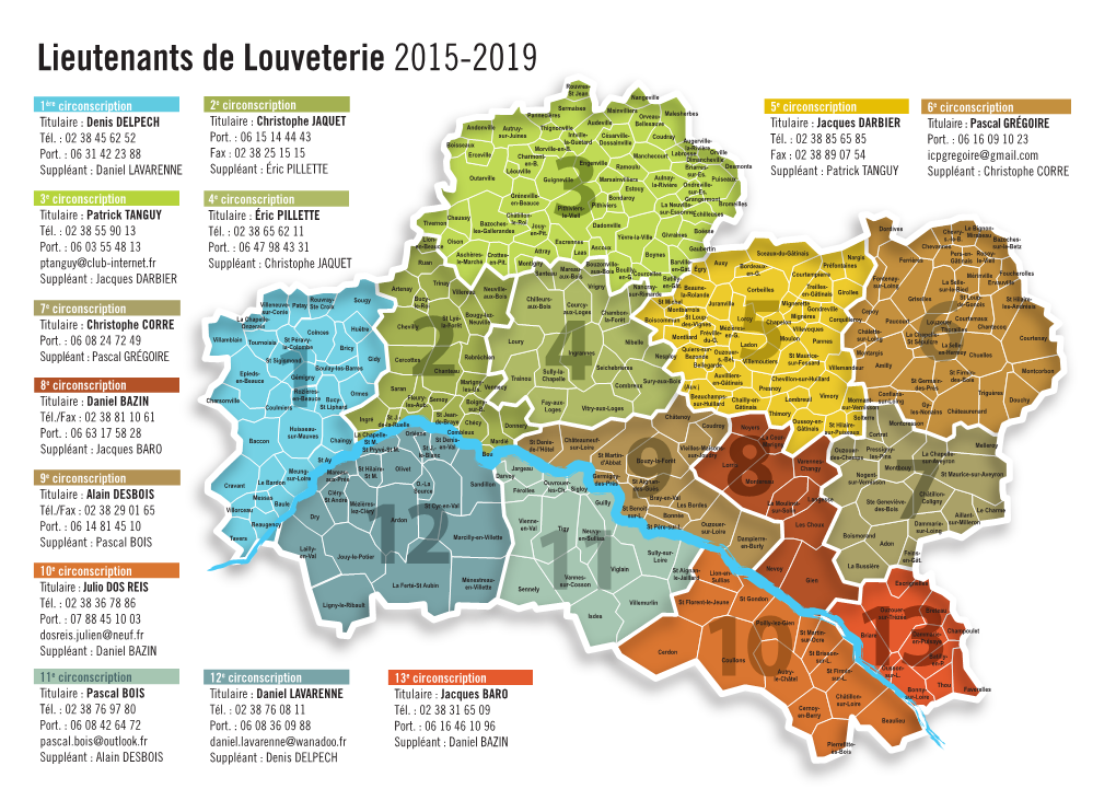 Lieutenants De Louveterie 2015-2019