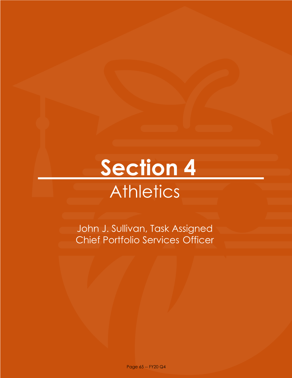 Section 4 Athletics
