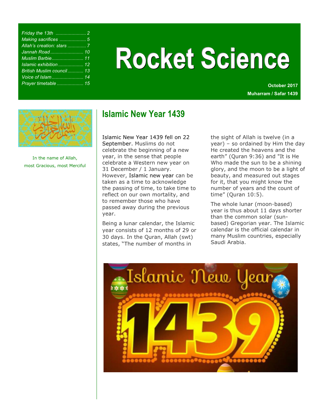 Rocket Science October 2017 2
