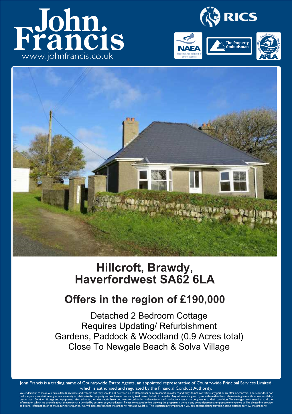 Hillcroft, Brawdy, Haverfordwest SA62