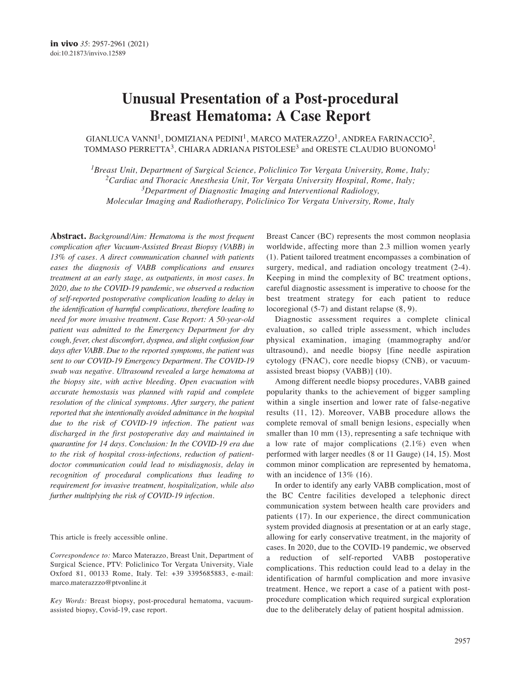 Unusual Presentation of a Post-Procedural Breast