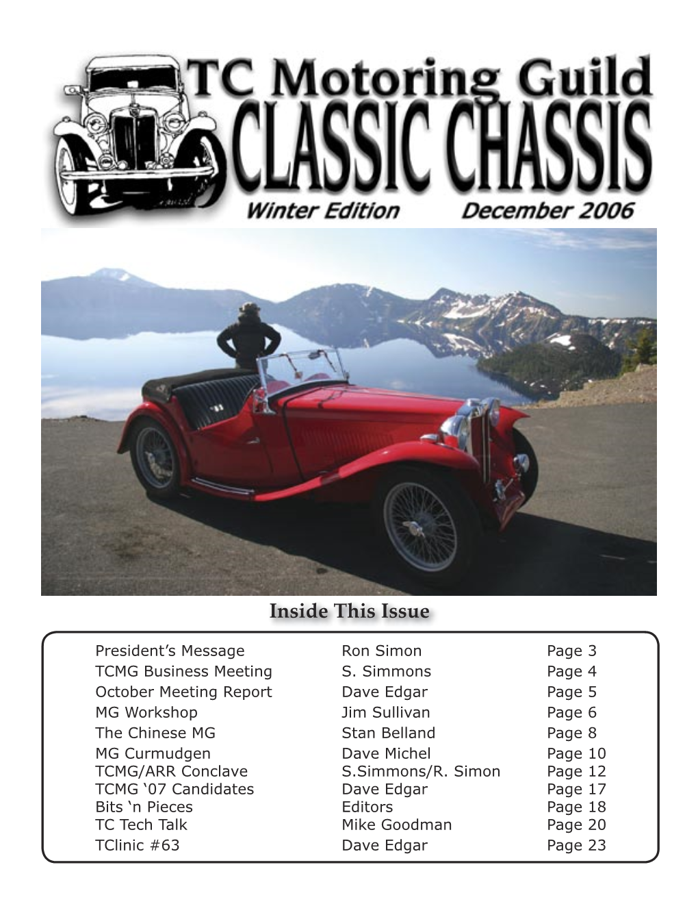 December Classic Chassis