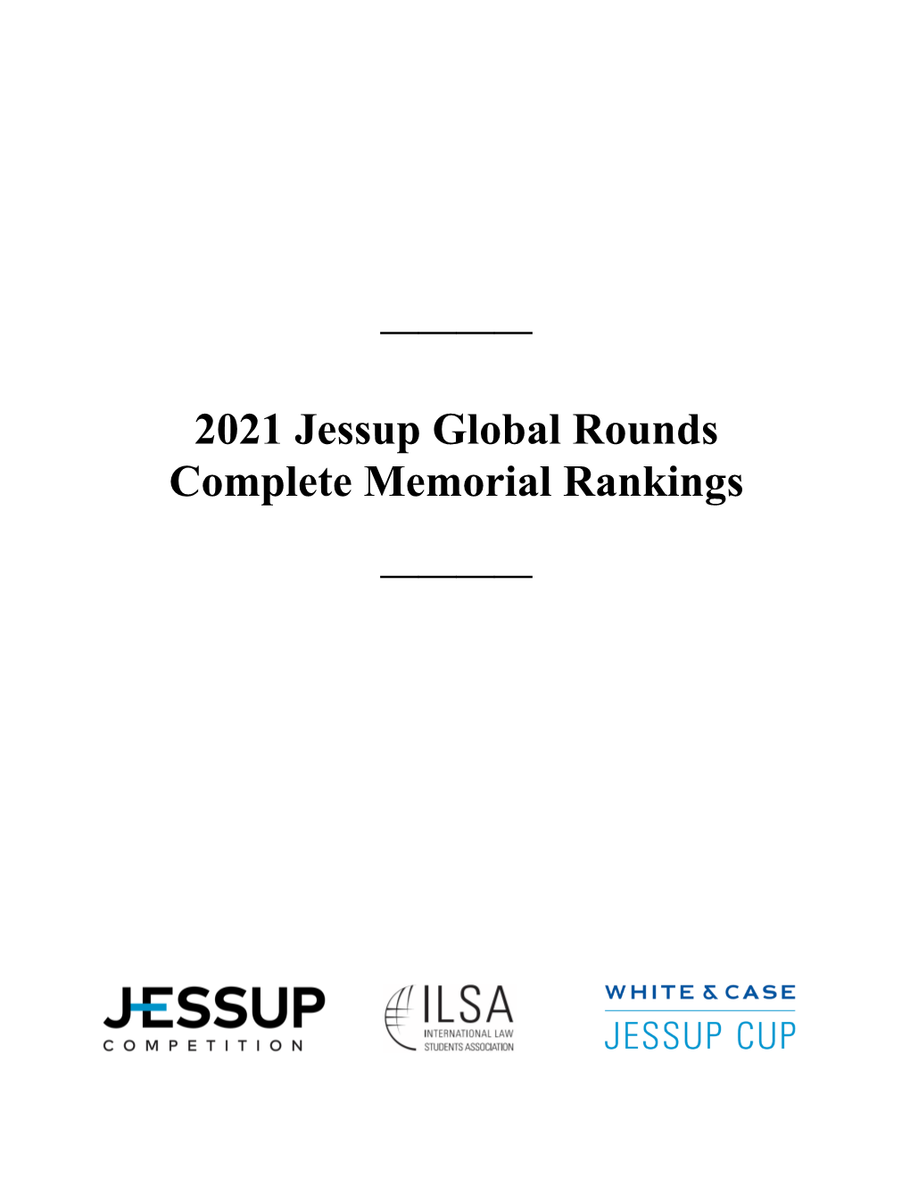 2021 Jessup Global Rounds Complete Memorial Rankings