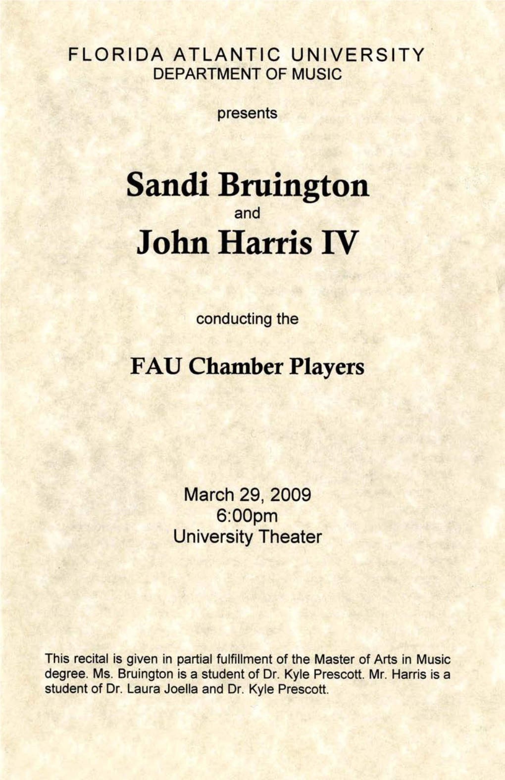 Sandi Bruington John Harris IV