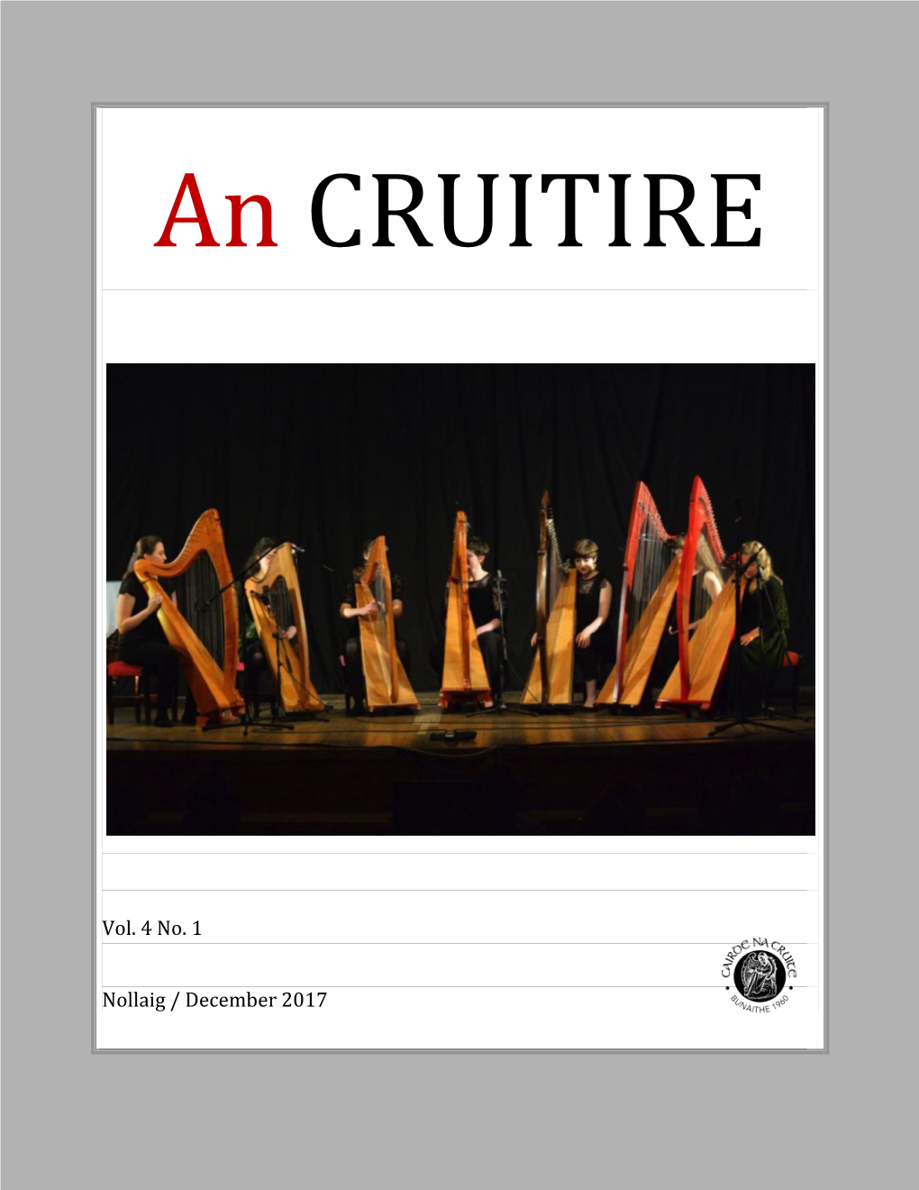 Read an Cruitire 2017