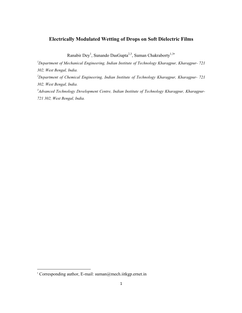 Electrically Modulated Wetting of Drops on Soft Dielectric Films