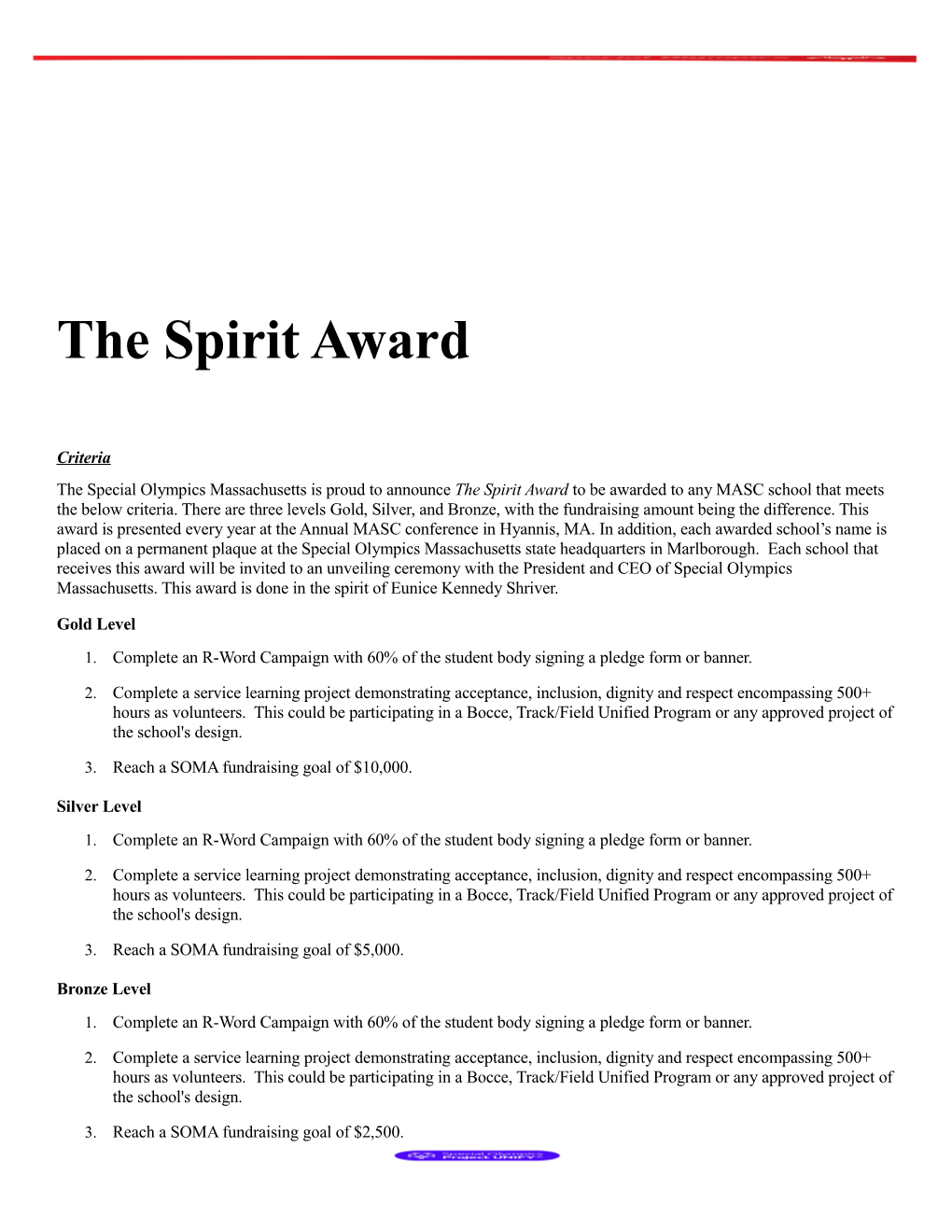 The Spirit Award