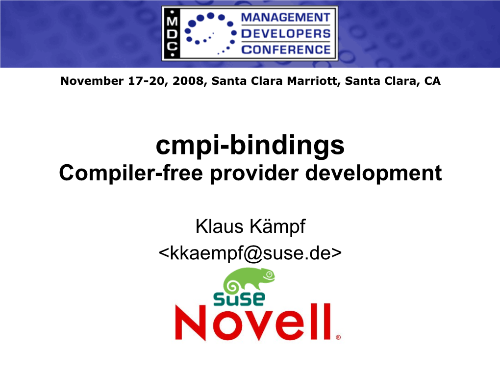 + Cmpi-Bindings